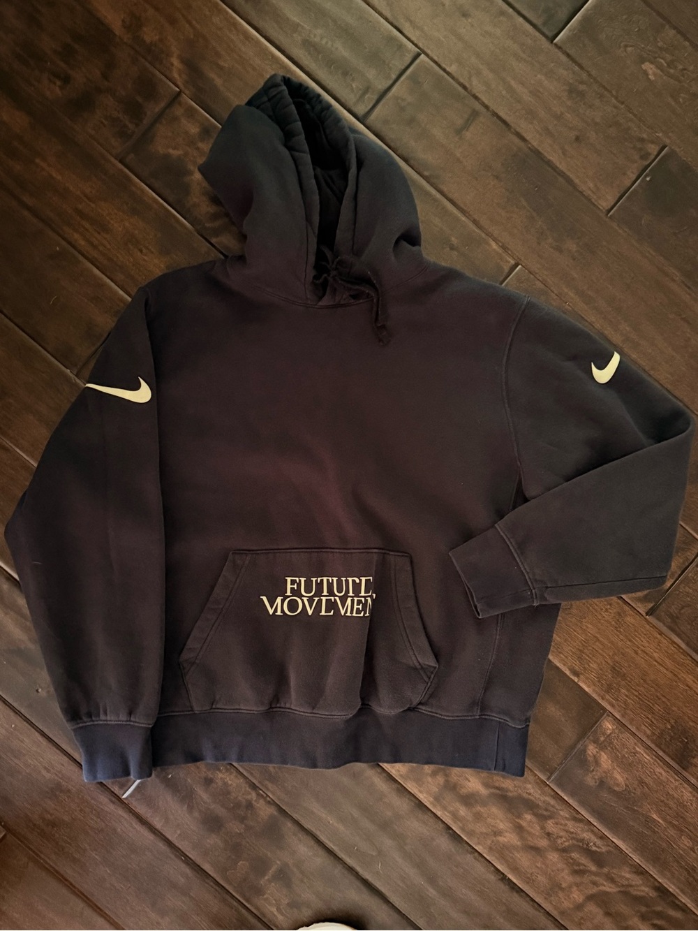 “Future Movement” Nike pullover hoodie sweatshirt. Size large